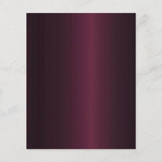 70e verjaardag Bourgondië gouden uitnodiging (Achterkant)