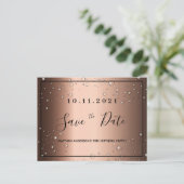 70e verjaardag bronzen zwart metallisch behalve de briefkaart (Staand voorkant)