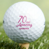 70e verjaardag cadeau golfballen 70 en verbazingwe