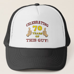 70e verjaardag cadeau voor hem trucker pet