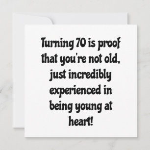 70e verjaardag citaten bedankkaart