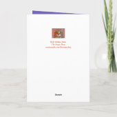 70e verjaardag Corgi Kaart (Achterkant)