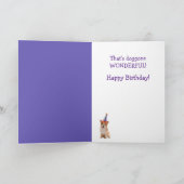 70e verjaardag Corgi Kaart (Binnen)