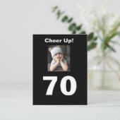 70e verjaardag Crebrate Cute Girl (Staand voorkant)