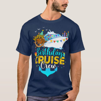 70e verjaardag Cruise Crew T-shirt