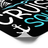 70e verjaardag Cruise Squad Cadeaus 2025 Matching  Poster (Hoek)
