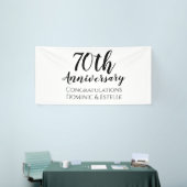 70e verjaardag Custom Party Banner (Beurs)