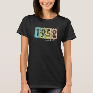 70e Verjaardag Dames Mannen 70 Jaar 1952 57 T-shirt