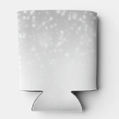 70e verjaardag dank u zilveren Bokeh sprankellicht Blikjeskoeler (Achterkant)