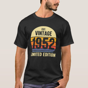 70e verjaardag EST 1952 T - shirts Limited Editio