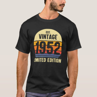 70e verjaardag EST 1952 T - shirts Limited Editio