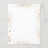 70e verjaardag - eucalyptusbegrotingsuitnodiging flyer (Achterkant)