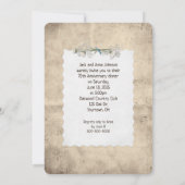 70e verjaardag feest ouderwetse foto-lijst kaart (Achterkant)