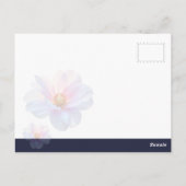 70e verjaardag Feestelijke Lente Bloem Briefkaart (Achterkant)