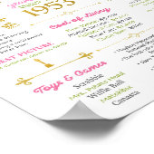 70e verjaardag Flashback Poster (Hoek)