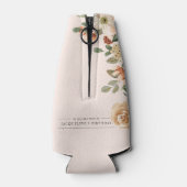 70e  verjaardag Floral Flesjeskoeler (Achterkant)