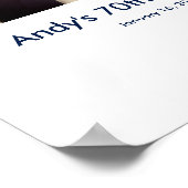 70e verjaardag foto aangepaste Sign In Party Board Poster (Hoek)