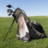 70e verjaardag foto hallo 70 golfhanddoek (Groen)