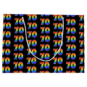 70e verjaardag: Fun Rainbow Event Nummer 70 Patroo Groot Cadeauzakje