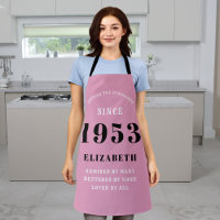 70e verjaardag, geboren in 1953 Roze zwarte dame's