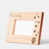 70e verjaardag gegraveerd Keepsake Lijst (Links)