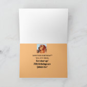 70e verjaardag Golden Retriever Funny Schattige Kaart (Binnen)