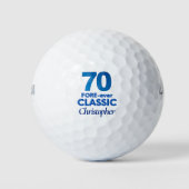 70e verjaardag Golfer Gift - FOREVER-ever Classic  Golfballen (Voorkant)