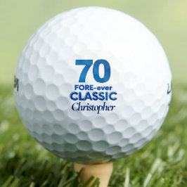 70e verjaardag Golfer Gift - FOREVER-ever Classic Golfballen