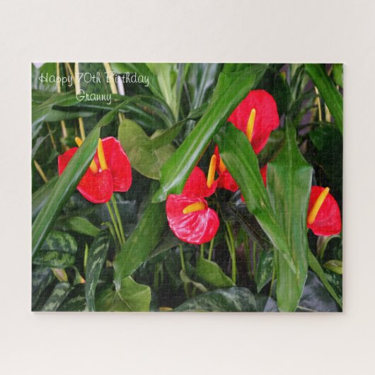 70e verjaardag Granny. Jigzaag Puzzle Legpuzzel (Horizontaal)