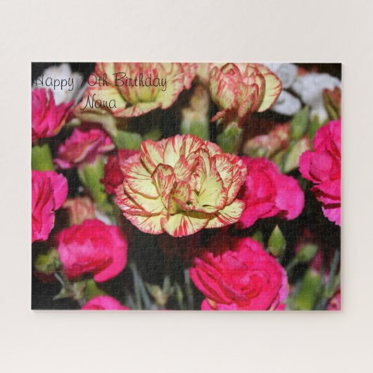 70e verjaardag Granny. Legpuzzel (Horizontaal)