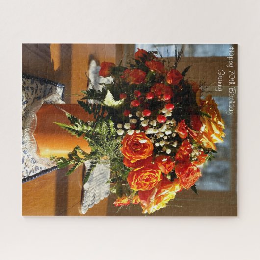 70e verjaardag Granny. Legpuzzel (Horizontaal)