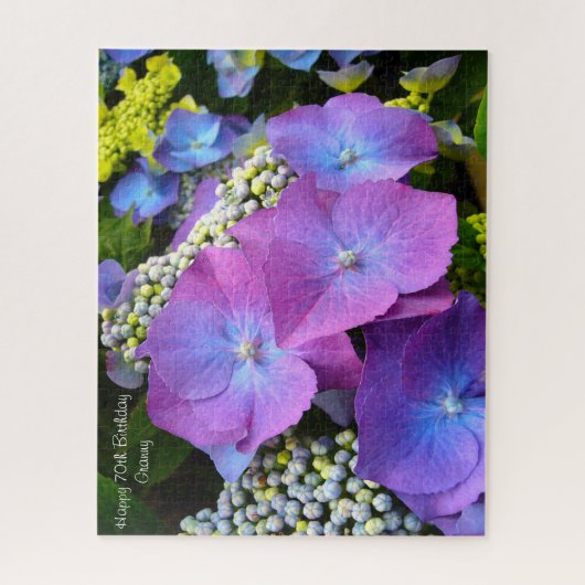 70e verjaardag Granny. Legpuzzel (Verticaal)