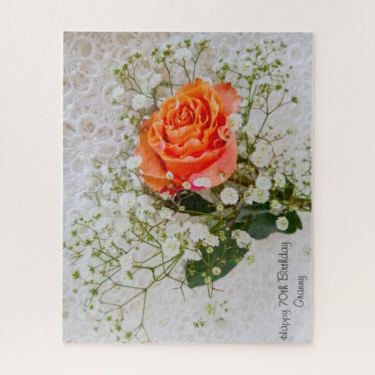 70e verjaardag Granny. Legpuzzel (Verticaal)