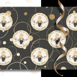 70e verjaardag Grappige Moderne Fab Zwart Goud Ver Tissuepapier<br><div class="desc">Is iemand speciaal die 70 wordt die je zeer dierbaar is? Dit tissuepapier maakt je cadeau extra speciaal voor haar grote dag! Pas aan met haar naam of wijzig zelfs het jaar ...  Cheers!</div>