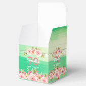 70e verjaardag groene houtfloralen rustic dank u bedankdoosjes (Geopend)