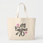 70e verjaardag grote tote bag (Voorkant)