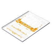 70e verjaardag het kostte me 70 jaar om dit te Cre Notitieboek (Linkerzijde)