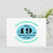 70e verjaardag Humor Kaart (Staand voorkant)