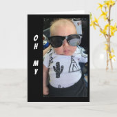 **70e VERJAARDAG** HUMOR VAN COOLE BABY BOOMER KAA Kaart (Gele Bloem)