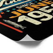 70e verjaardag juni 1952 70 jaar oud poster (Hoek)