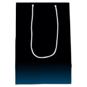 70e verjaardag kaarsen Middelgrote Gift Bag Medium Cadeauzakje (Achterkant)