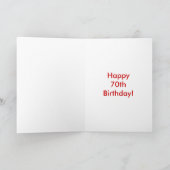 70e verjaardag kaart (Binnen)