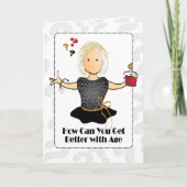 70e verjaardag Kaart gepersonaliseerd voor haar (Voorkant)