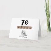 70e verjaardag Kaart schoonbroer (Voorkant)