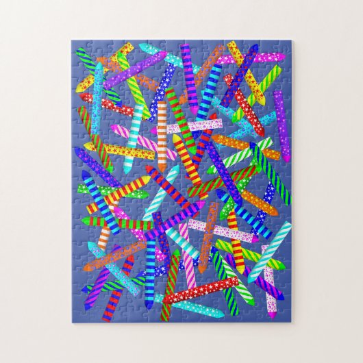 70e verjaardag Kandle Jigzaag Puzzle Legpuzzel (Verticaal)