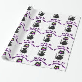 70e verjaardag kat cadeaus cadeaupapier (Uitgerold)