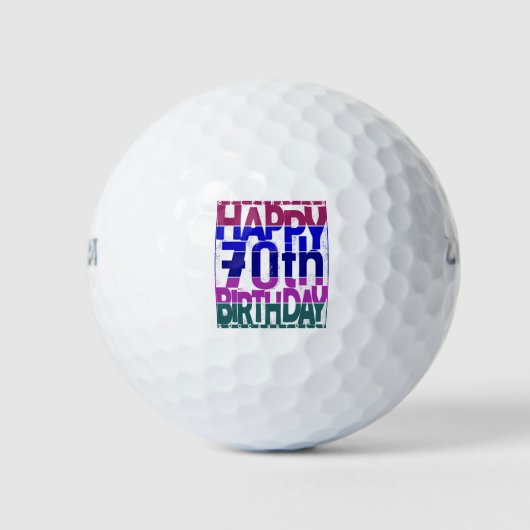 70e verjaardag_kleurengradiënten golfballen (Voorkant)