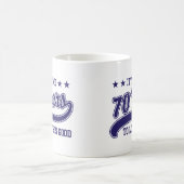 70e verjaardag koffiemok (Center)