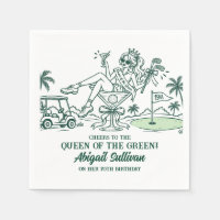 70e verjaardag Koningin van de Green Golf Cocktail