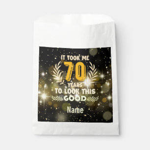70e verjaardag kostte me 70 jaar om er zo goed uit bedankzakje